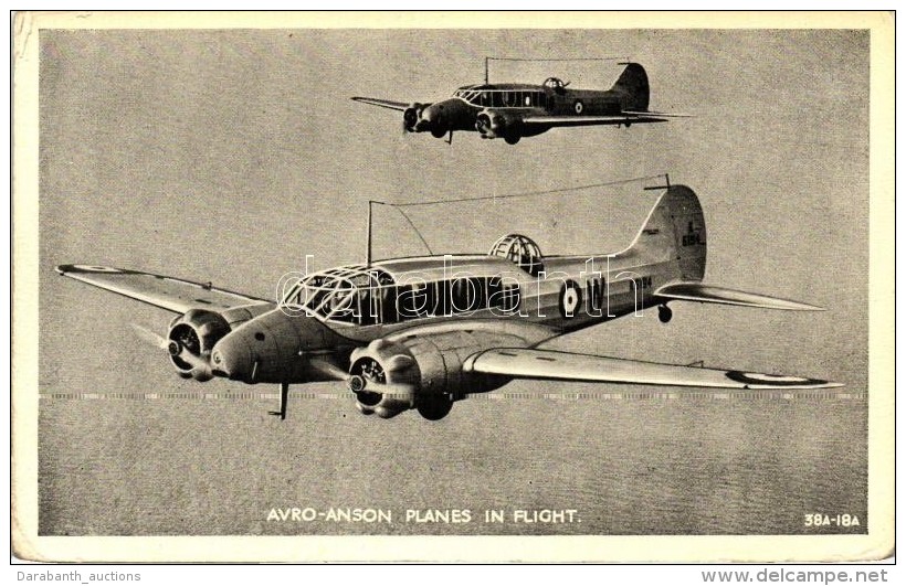 ** T2/T3 Avro-Anson Planes In Flight - Unclassified