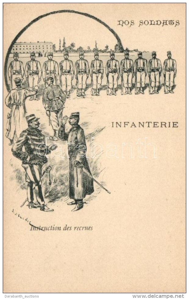 ** T2 Nos Soldats, Infanterie / WWI French Military, Infantrymen, Recruit Training - Unclassified