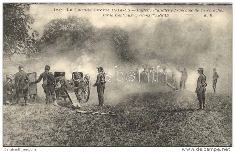 ** T3 Arras, French Artillery, Cannon, Firing (small Tear) - Sin Clasificación