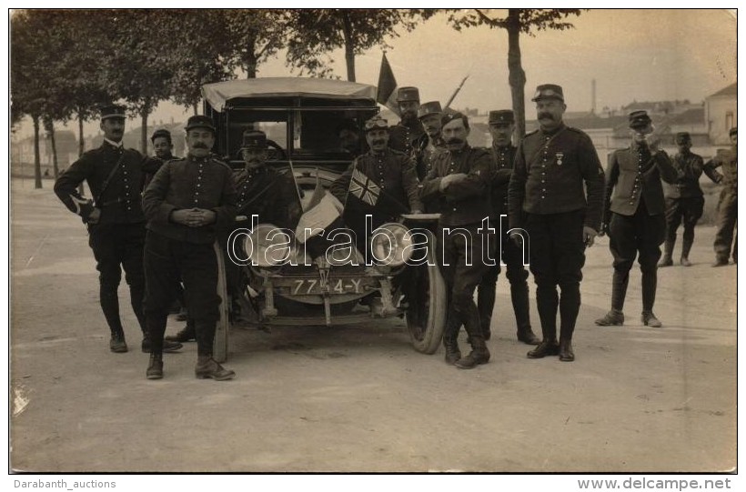 ** T2 1914 WWI 7th French Infantry Regiment, Renault Taxi Automobile / Regiment D'Infanterie, Taxi De La Marne,... - Unclassified
