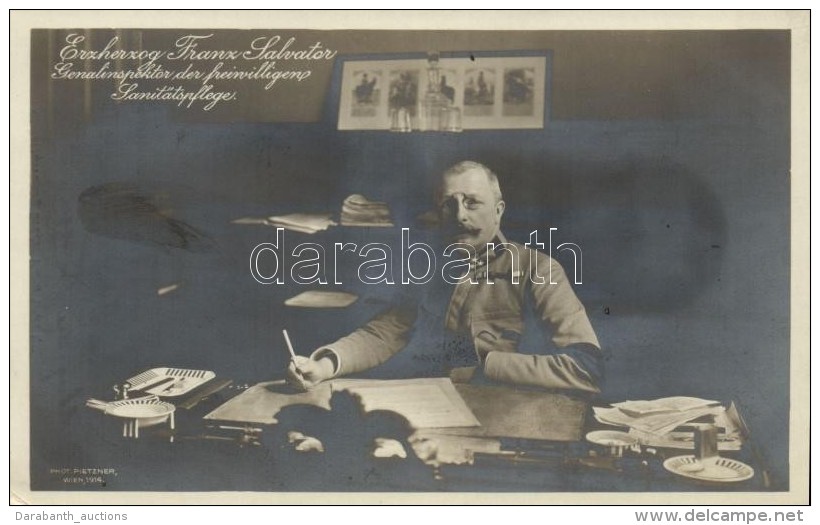 * T2 Erzherzog Franz Salvator, General-Inspektor Der Freiwilligen Sanit&auml;tspflege; Phot. Pietzner - Sin Clasificación