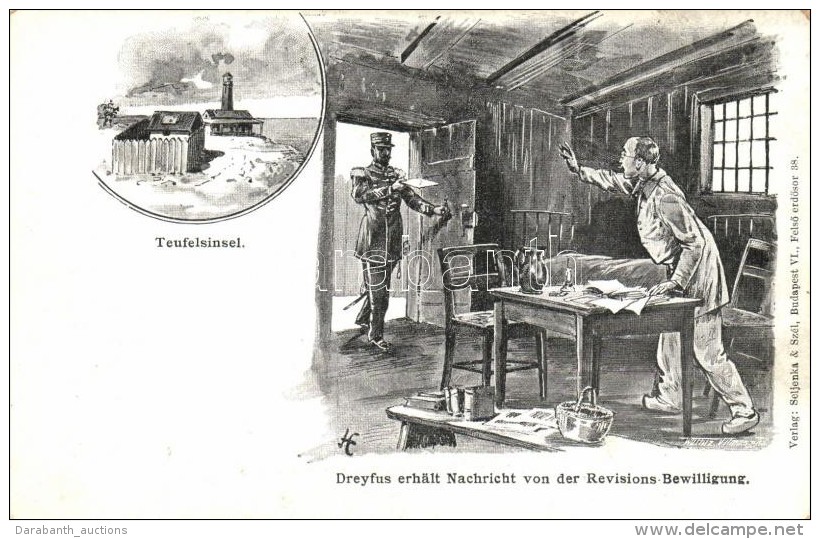 ** T2/T3 Dreyfus Erh&auml;lt Nachricht Von Der Revisions-Bewillingung, Teufelinsel; Verlag Seljenka &amp;... - Sin Clasificación