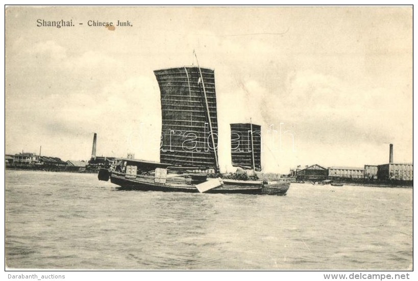 ** T2/T3 Shanghai, Chinese Junk Boat. Denniston &amp; Sullivan (EK) - Unclassified