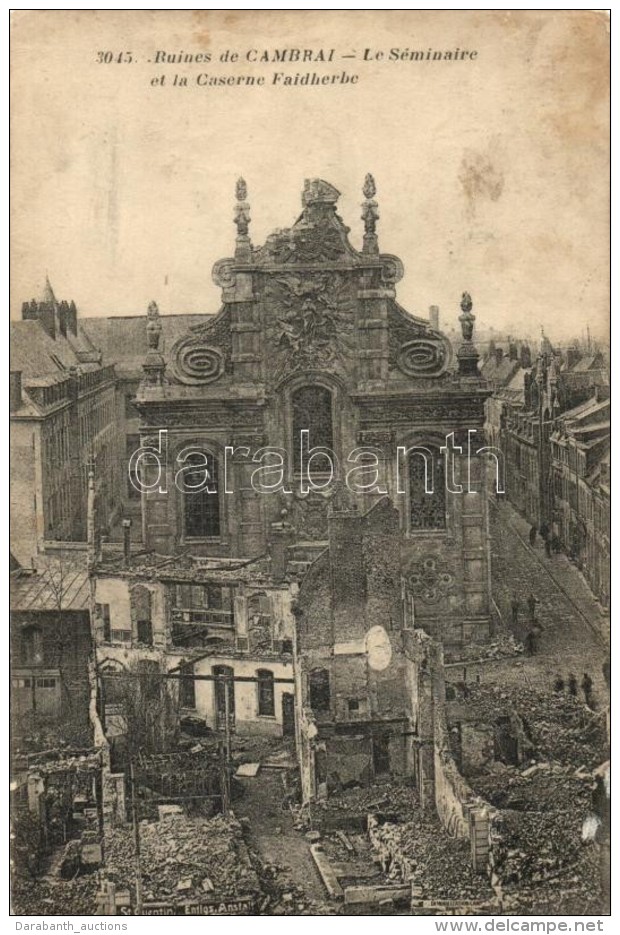 * T3 Cambrai, Le Seminaire / Seminary After The War, Ruins (EB) - Unclassified