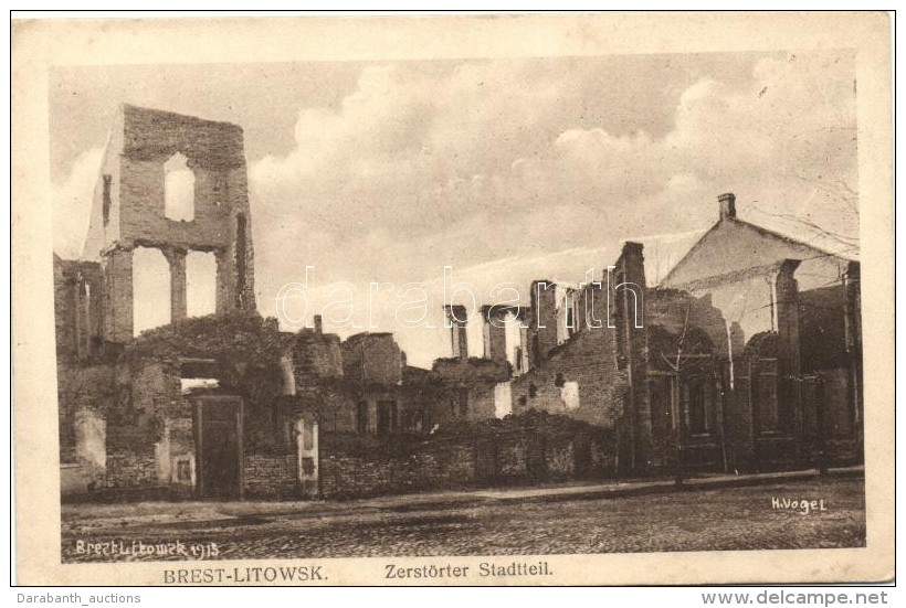T2/T3 Brest-Litovsk, War Damaged Buildings - Non Classés