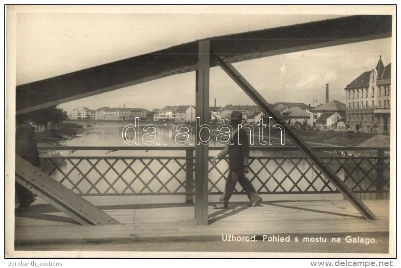 * T2 Ungv&aacute;r, Uzhorod; Pohled S Mostu Na Galago / H&iacute;d / Bridge View - Sin Clasificación