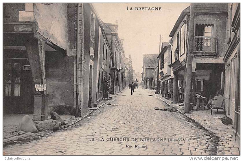 Le Guerche De Bretagne          35     Rue Rannée        (voir Scan) - La Guerche-de-Bretagne