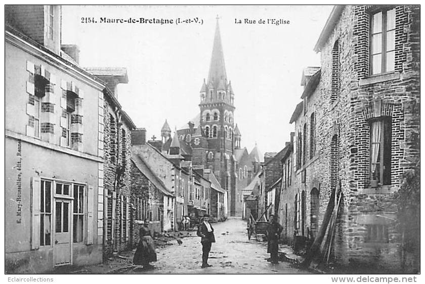 Maure De Bretagne          35     Rue De L'Eglise.      (voir Scan) - Other & Unclassified