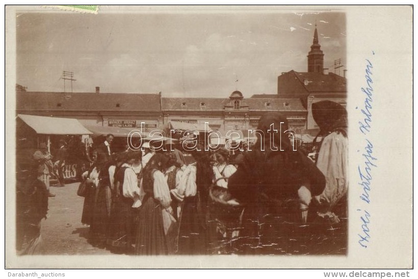 T2/T3 1914 Zilah, Zalau; Piac, Stern Lajos &uuml;zlete, K&ouml;nyvnyomda / Market, Shops, Printing House. Photo... - Sin Clasificación