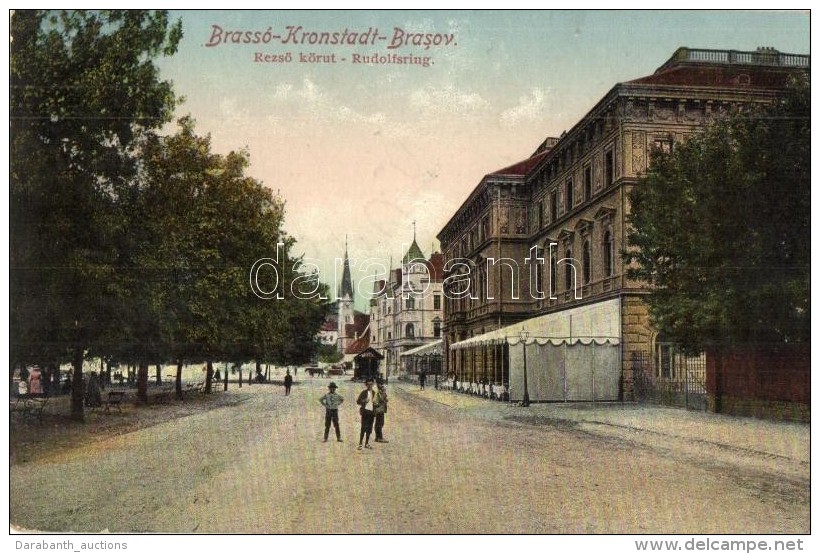 * T2 Brass&oacute;, Kronstadt, Brasov; RezsÅ‘ K&ouml;r&uacute;t / Rudolfsring / Street View, L. &amp; P. 809. - Non Classificati