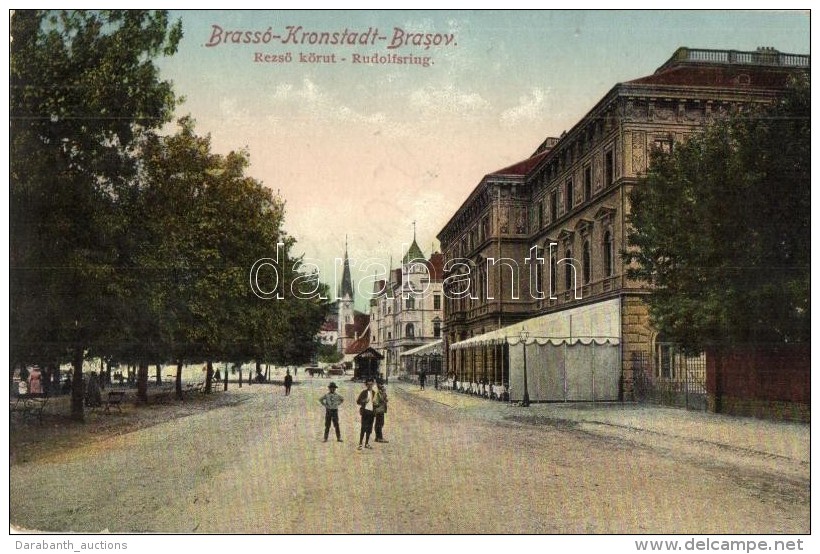 * T2 Brass&oacute;, Kronstadt, Brasov; RezsÅ‘ K&ouml;r&uacute;t / Rudolfsring / Street View, L. &amp; P. 809. - Sin Clasificación