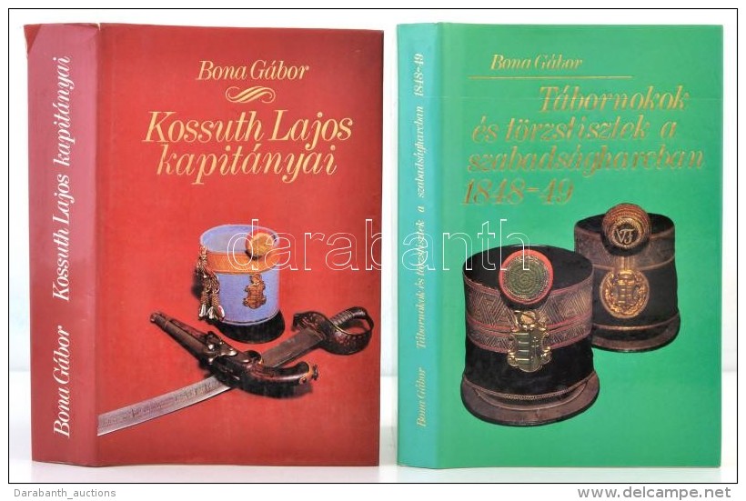 Bona G&aacute;bor K&ouml;nyvei, 2 Db:
Kossuth Lajos Kapit&aacute;nyai. Bp., 1988, Zr&iacute;nyi Katonai... - Unclassified
