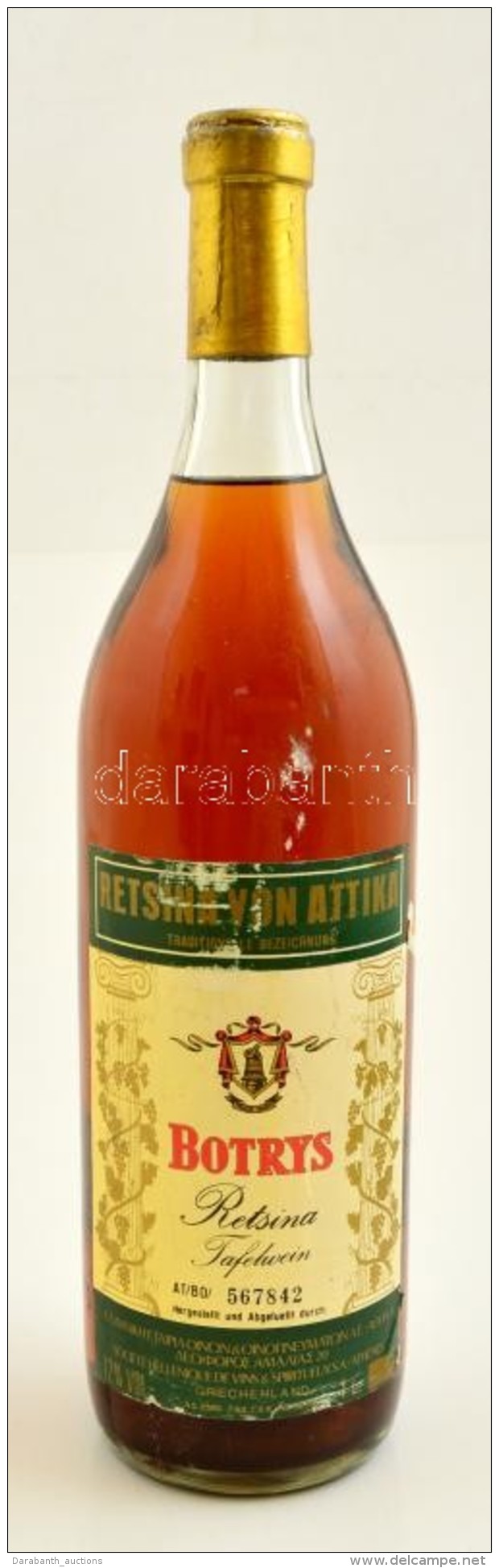 Botry Restina Feh&eacute;rbor Bontatlan Palackban / Unopened Bottle - Other & Unclassified