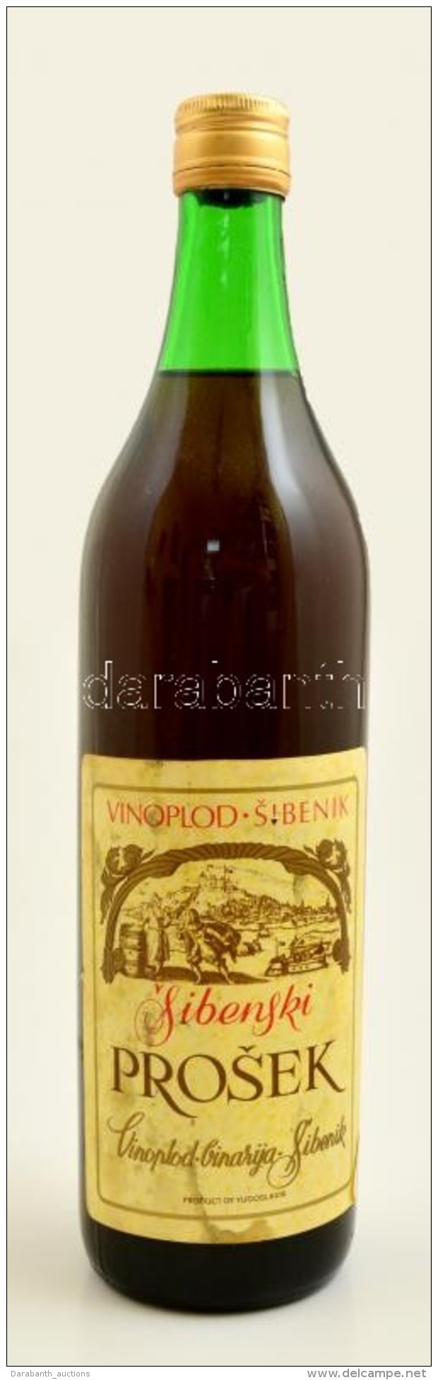 Cca 1980 Sibenski Prosek V&ouml;r&ouml;sbor Bontatlan Palackban / Unopened Bottle - Other & Unclassified