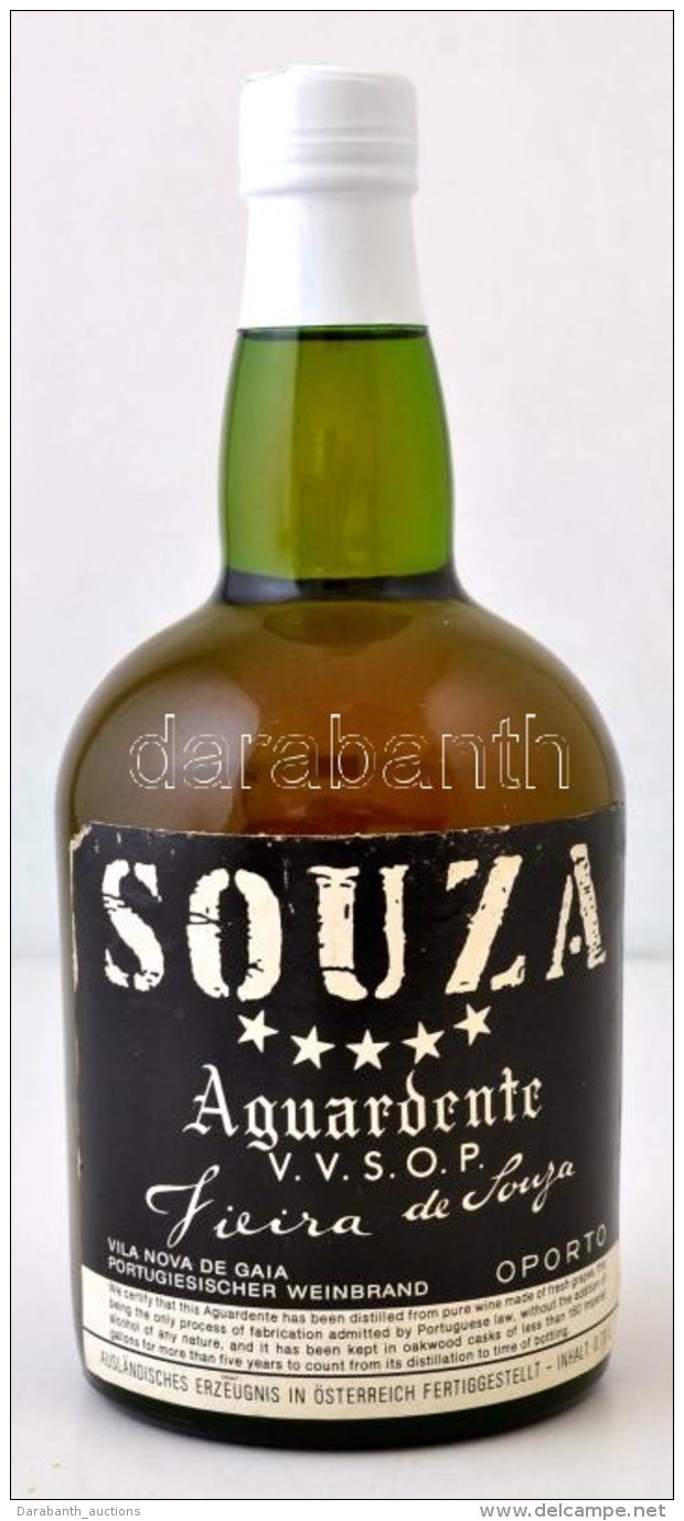 Souza Aguardente, Oport&oacute;, Kiss&eacute; Kopottas C&iacute;mk&eacute;vel, Bontatlan, 0.7 L./ Unopened Bottle,... - Altri & Non Classificati