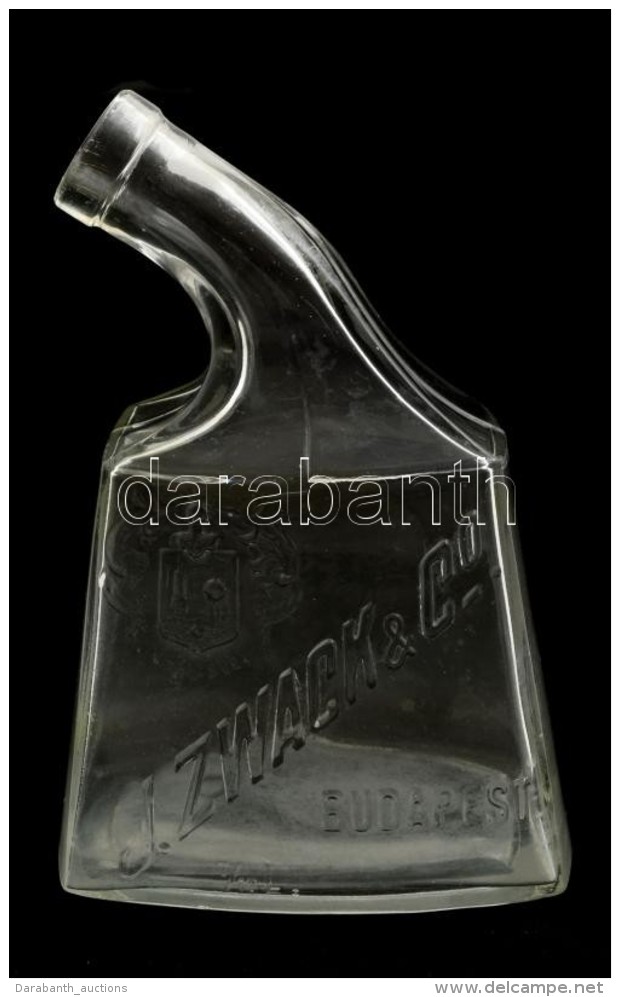 Cca 1930 J. Zwack &amp; Co. Exportra Gy&aacute;rtott P&aacute;link&aacute;s/&uuml;veg, Jelzett, Apr&oacute;... - Glass & Crystal