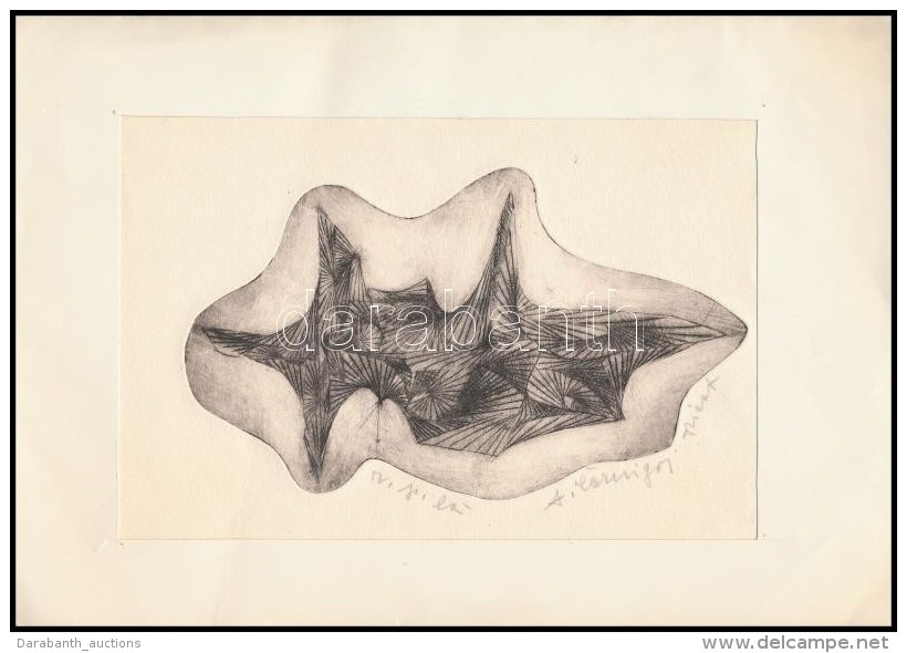 Triert Jelz&eacute;ssel: Forma. R&eacute;zkarc, Pap&iacute;r, 9&times;15 Cm - Otros & Sin Clasificación