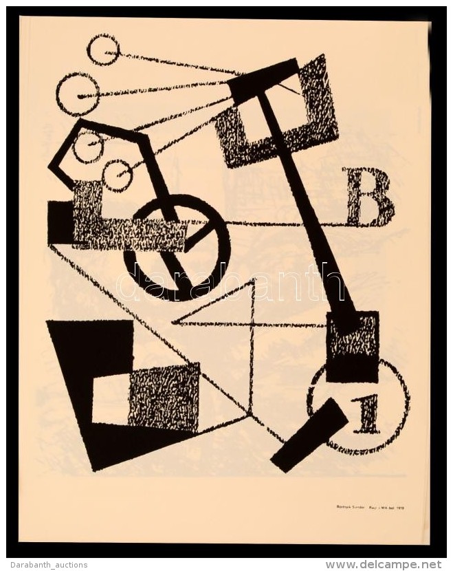 Bortnyik S&aacute;ndor: Rajz A MA-b&oacute;l. Szitanyomat. K&eacute;sz&iacute;tette 1979-ben 130... - Other & Unclassified