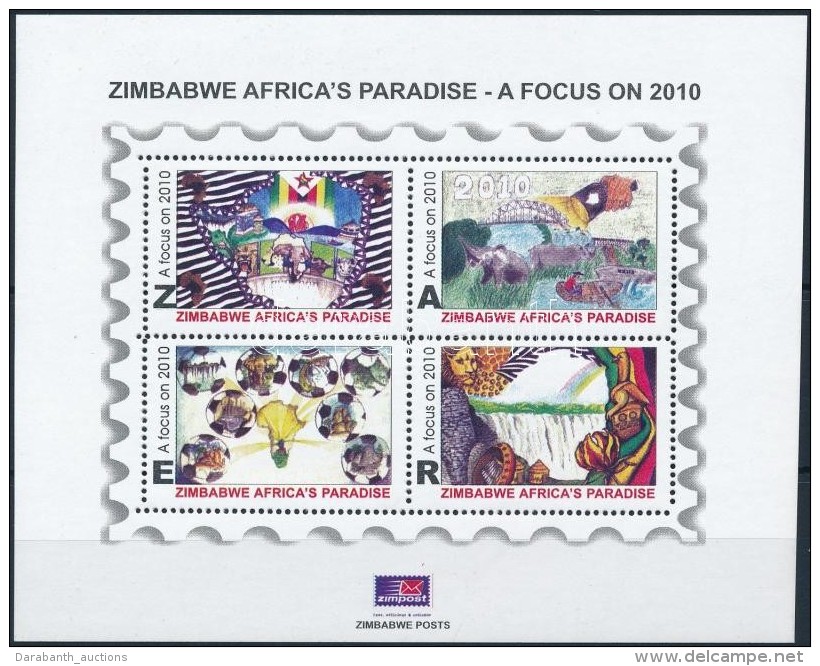 ** 2010 Mennyei Zimbabwe Blokk Mi 29 - Other & Unclassified