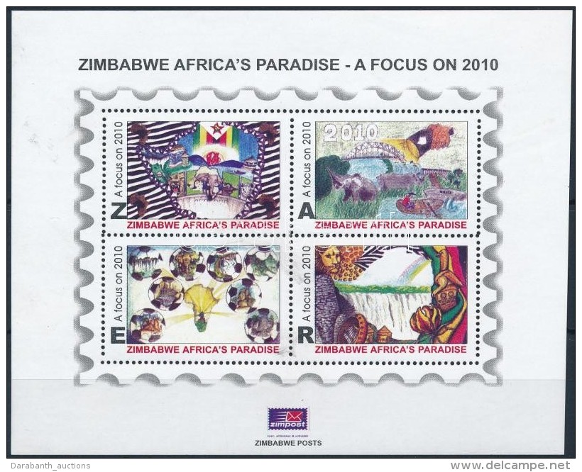 ** 2010 Mennyei Zimbabwe Blokk Mi 29 - Other & Unclassified