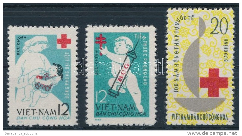 ** 1963 V&ouml;r&ouml;skereszt Sor Mi 4255-257 - Other & Unclassified