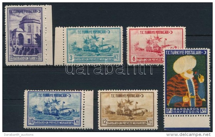 ** 1941 Barbaros Hayreddin Sor Mi 1104-1109 - Other & Unclassified