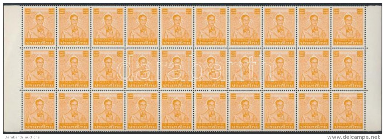 ** 1985 Forgalmi: Bhumibol Aduljadeh Kir&aacute;ly &iacute;vsz&eacute;li 30-as T&ouml;mb Mi 1116 A X X - Other & Unclassified