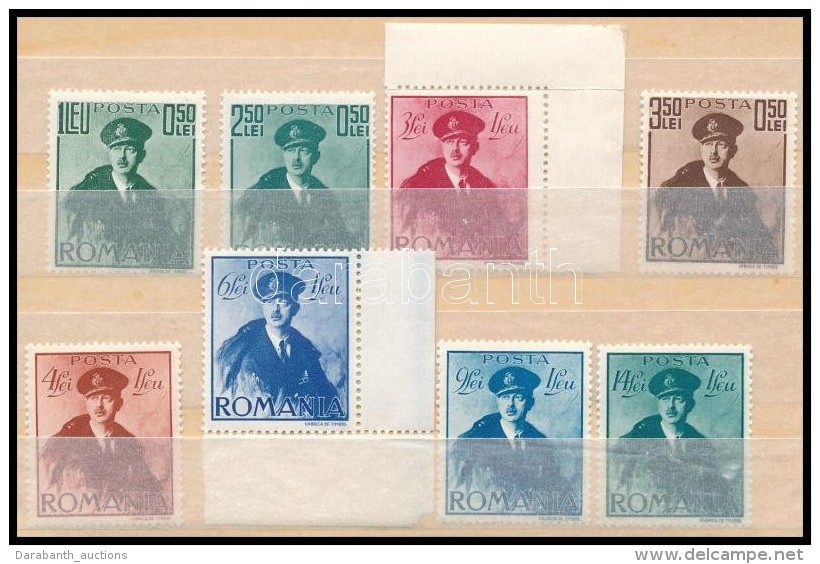 ** 1940 II. K&aacute;roly Kir&aacute;ly Sor Mi 617-624 - Other & Unclassified