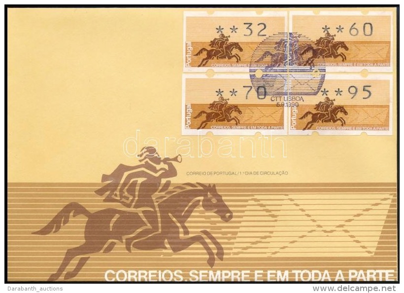 1990  4 Db Automatab&eacute;lyeg FDC-n - Otros & Sin Clasificación