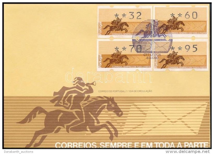 1990  4 Db Automatab&eacute;lyeg FDC-n - Other & Unclassified