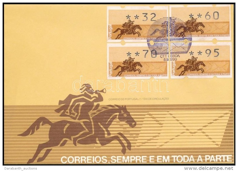 1990  4 Db Automatab&eacute;lyeg FDC-n - Otros & Sin Clasificación