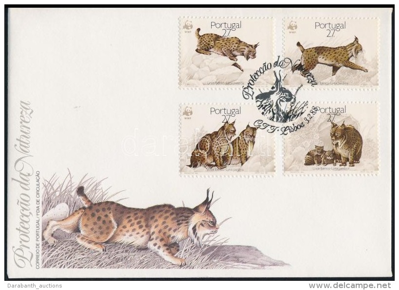 1988 WWF: Ib&eacute;riai Hi&uacute;z Sor Mi 1741-1744 FDC-n - Otros & Sin Clasificación