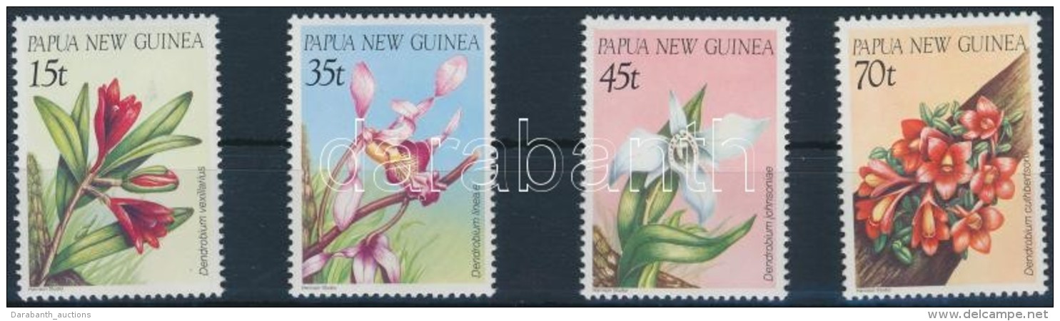 ** 1986 Orchide&aacute;k (III.) Sor Mi 531-534 - Otros & Sin Clasificación