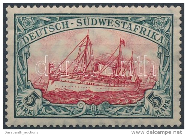 ** Deutsch-S&uuml;dwestafrika 1906 Cs&aacute;sz&aacute;ri Jacht Mi 32Ab (gumihiba) - Other & Unclassified