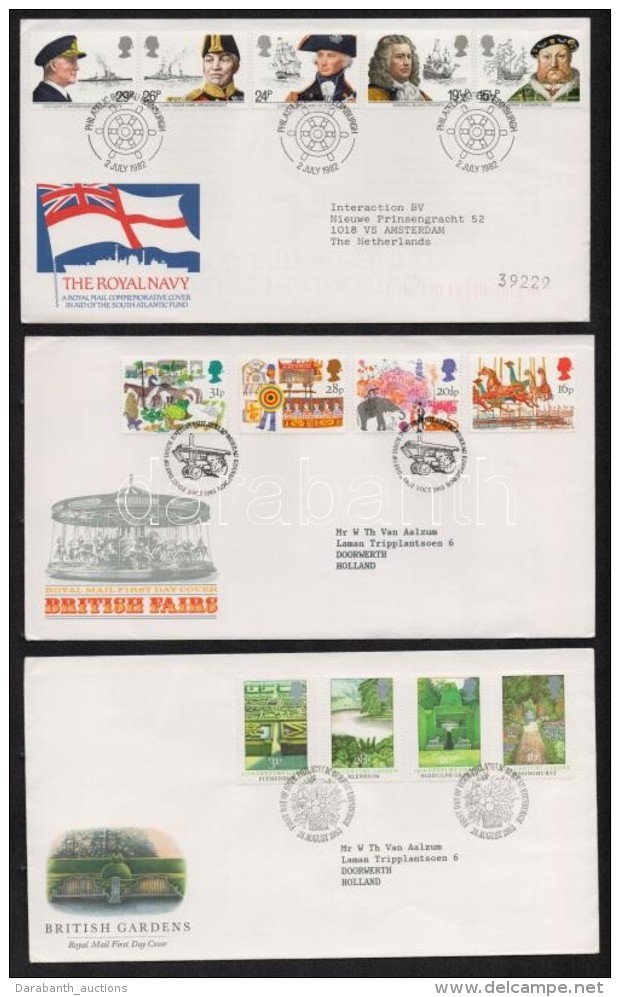 1982-1983 3 Klf FDC - Otros & Sin Clasificación