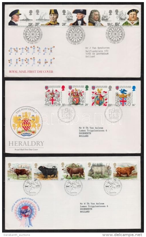 1982-1984 3 Klf FDC - Other & Unclassified