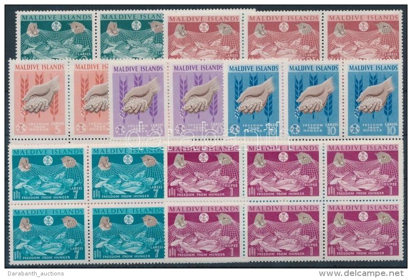 ** 1963 &Eacute;hez&eacute;s Elleni Kamp&aacute;ny Sor Hatost&ouml;mb&ouml;kben Mi 117-123 - Other & Unclassified