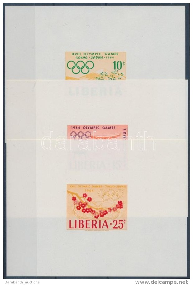 ** 1964 Olimpia Sor V&aacute;gott Blokkform&aacute;ban Mi 623-625 - Other & Unclassified