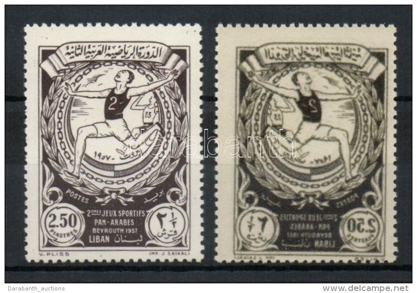 ** 1957 Sport Mi 597 K&eacute;toldali Nyomat / Printed On Both Sides - Otros & Sin Clasificación