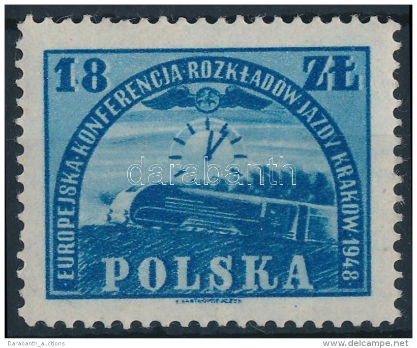 ** 1948 Eur&oacute;pai Vas&uacute;ti Konferencia, Krakk&oacute; B&eacute;lyeg Mi 504 - Otros & Sin Clasificación