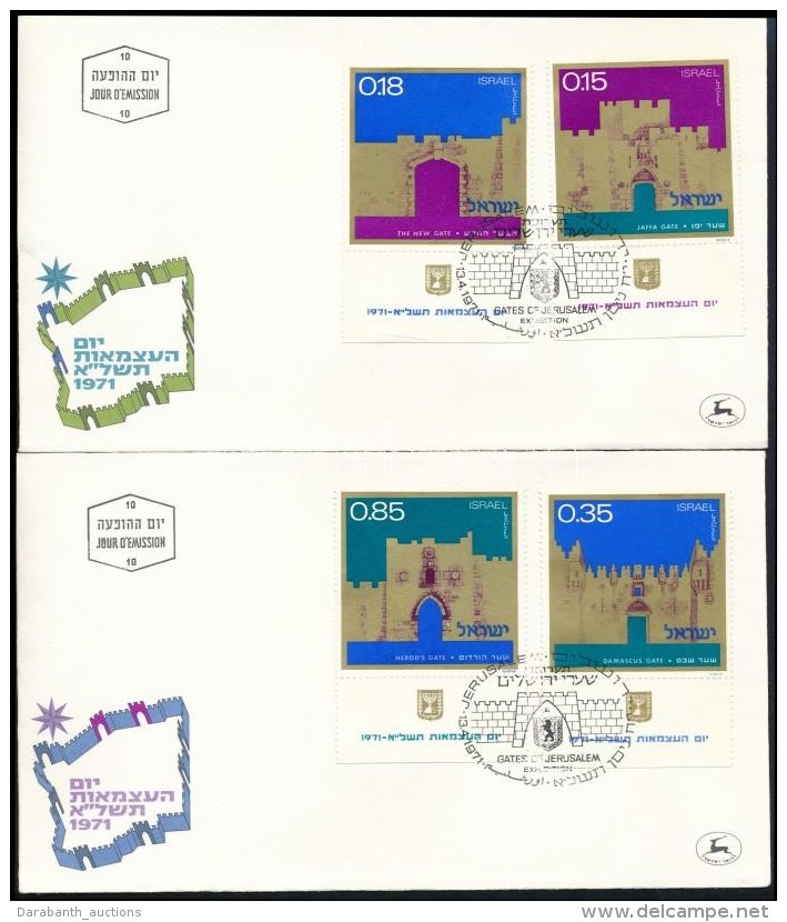 1971 F&uuml;ggetlens&eacute;g Tabos Sor Mi 503-506 + Blokk Mi 8 3 Db FDC-n - Other & Unclassified