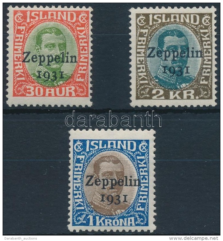 ** 1931 Zeppelin Mi 147-149 - Other & Unclassified