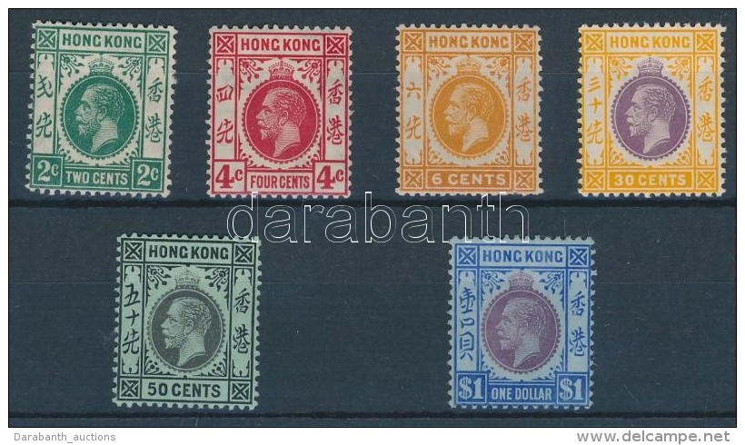 * 1912 Forgalmi B&eacute;lyegek / Definitive Stamps Mi 99-101, 107-109 - Other & Unclassified
