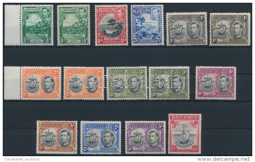 ** 1937 VI. Gy&ouml;rgy - T&aacute;jk&eacute;p Sor Vegyes Fogaz&aacute;ssal / Mixed Perforation Mi 124-134 - Other & Unclassified