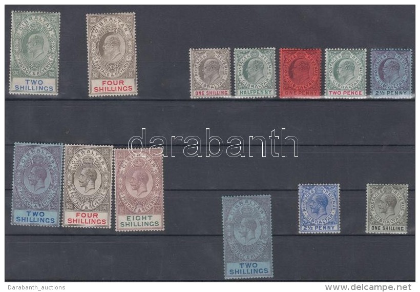 ** * 1903-1927 Forgalmi B&eacute;lyegek (47, 49, 84 Postatiszta) / Definitive Stamps Mi 42-43, 47-50, 63, 68,... - Other & Unclassified