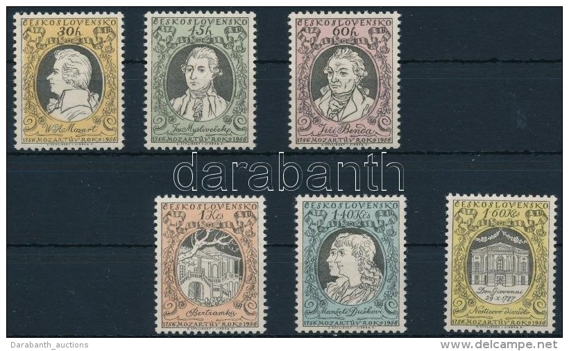 ** 1956 Mozart Sor Mi 968-973 - Other & Unclassified