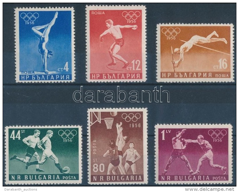 ** 1956 Ny&aacute;ri Olimpia Sor Mi 996-1001 - Other & Unclassified