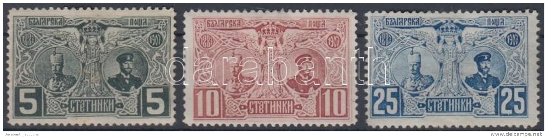 * 1903 20 &eacute;ve A Uralkodik I. Ferdin&aacute;nd Herceg Sor Mi 66-68 - Other & Unclassified