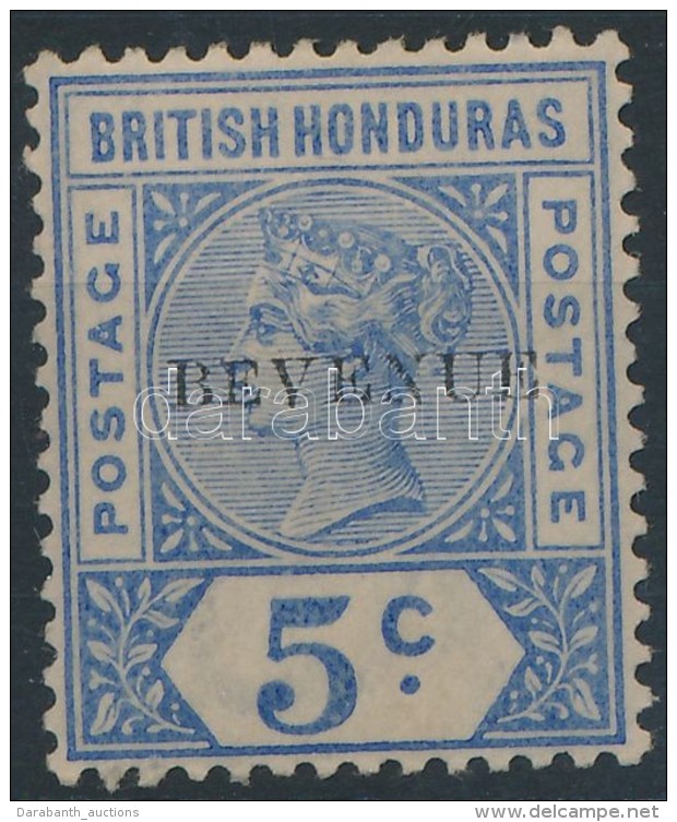 * Brit Honduras 1899 Forgalmi B&eacute;lyeg Fel&uuml;lnyom&aacute;ssal 'BEVENUE' Mi 40 III - Altri & Non Classificati