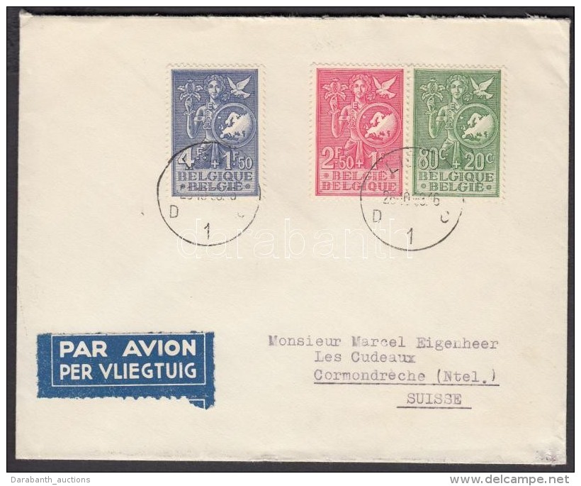 1953 Eur&oacute;pai Ifj&uacute;s&aacute;gi Hivatal Sor Mi 976-978 FDC - Other & Unclassified